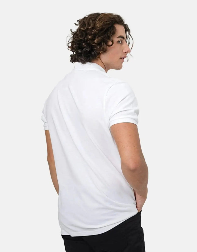 Ben Sherman Men's Benpolo White Pique Polo Shirt - Classic Casual Style