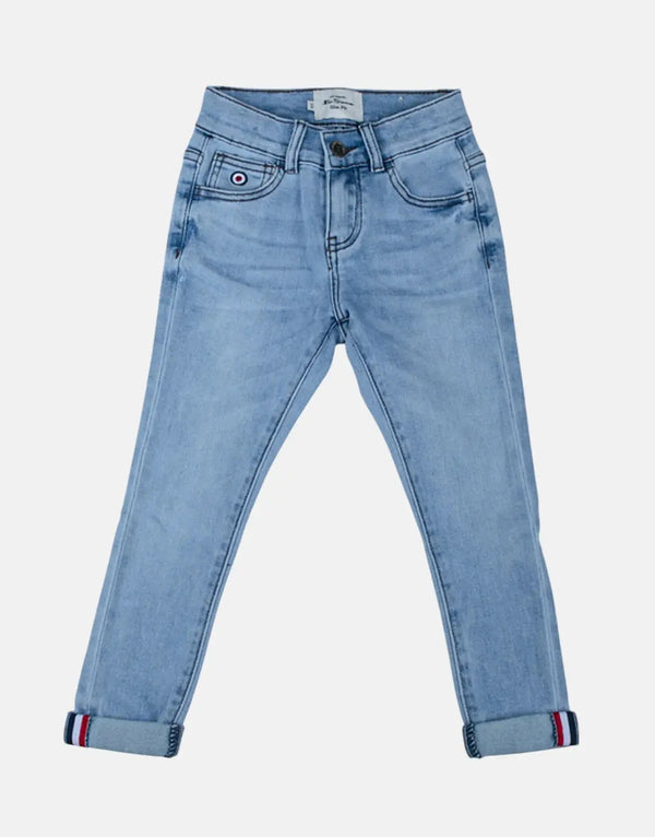 Durable Ben Sherman Boys Blue Denim Jeans – Classic Fit, Everyday Comfort