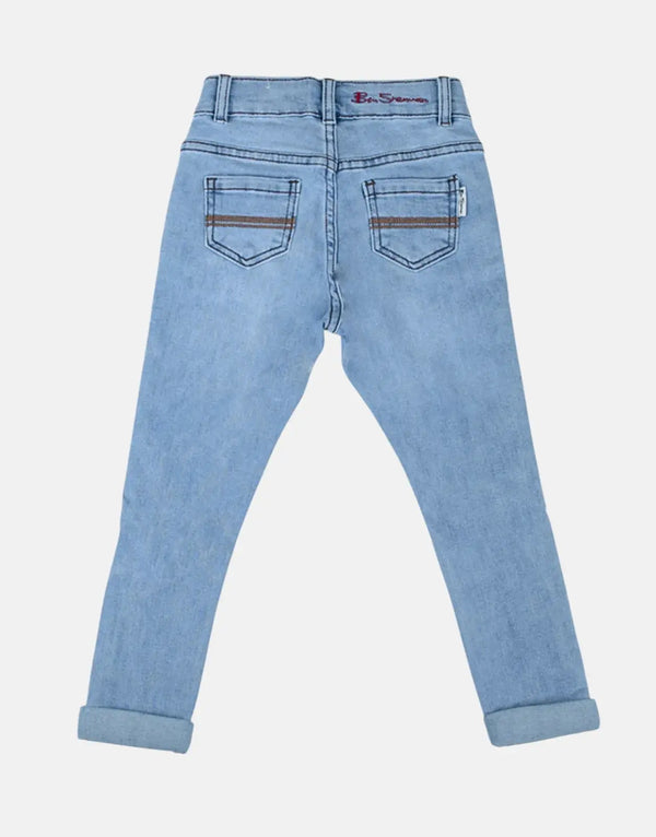 Durable Ben Sherman Boys Blue Denim Jeans – Classic Fit, Everyday Comfort