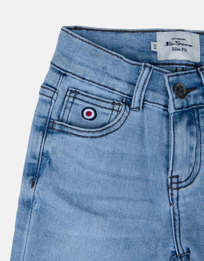 Durable Ben Sherman Boys Blue Denim Jeans – Classic Fit, Everyday Comfort