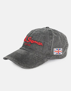 Ben Sherman Men's Classic Charcoal Cap - Adjustable, Stylish, Versatile Headwear