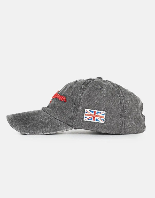 Ben Sherman Men's Classic Charcoal Cap - Adjustable, Stylish, Versatile Headwear