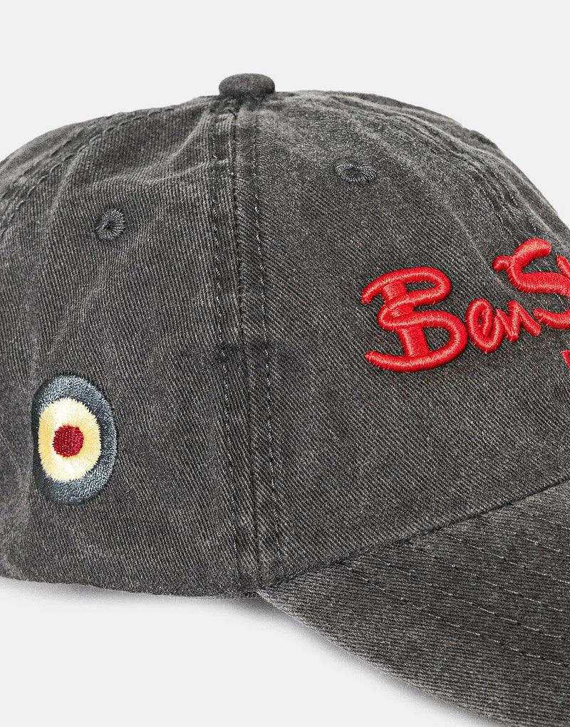 Ben Sherman Men's Classic Charcoal Cap - Adjustable, Stylish, Versatile Headwear