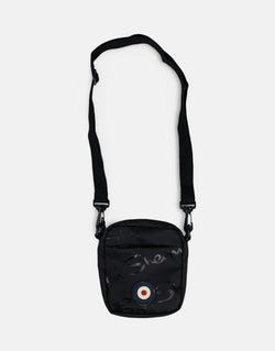 Ben Sherman Compact Plastisol Black Crossbody Bag for Everyday Adventure