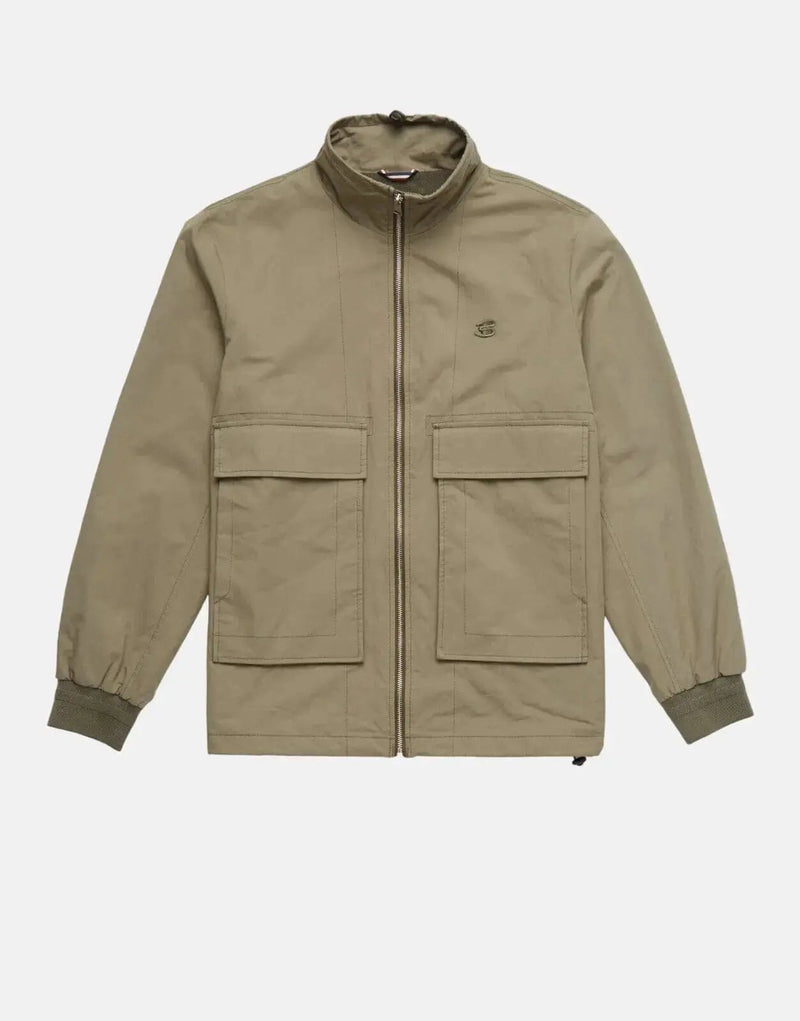 Ben Sherman Men's Durable Green Worker Jacket: Classic Style, Practical Pockets