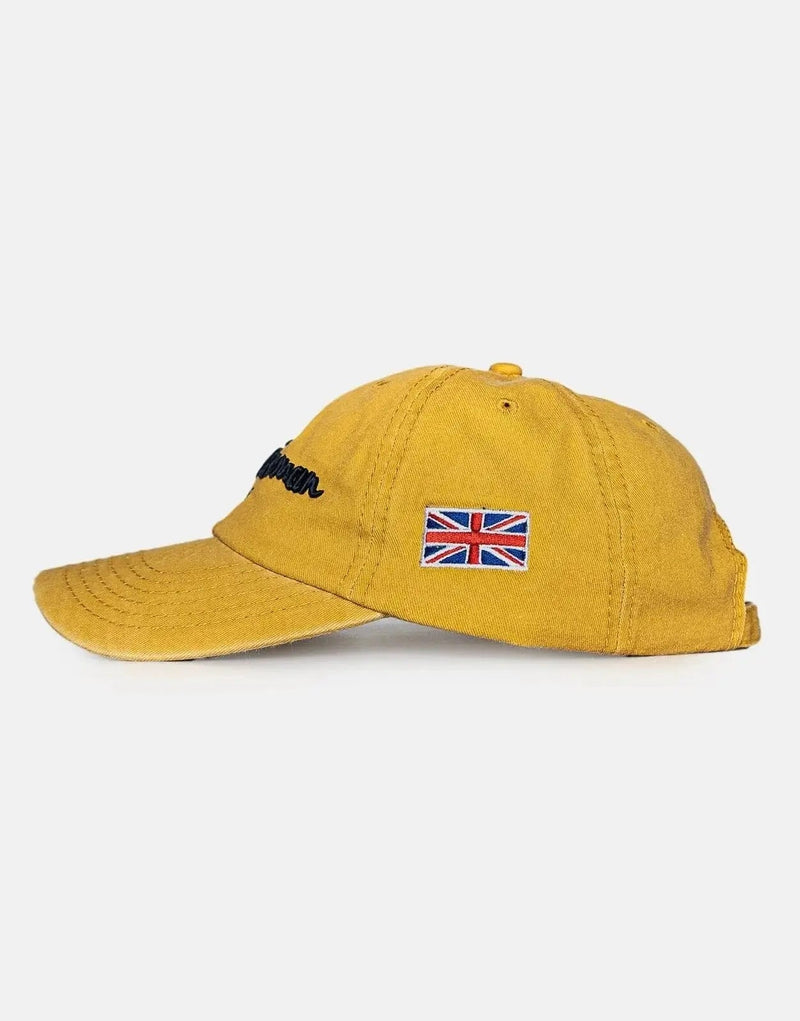 Ben Sherman Dijon Yellow Baseball Cap - Adjustable, One Size, Classic Style
