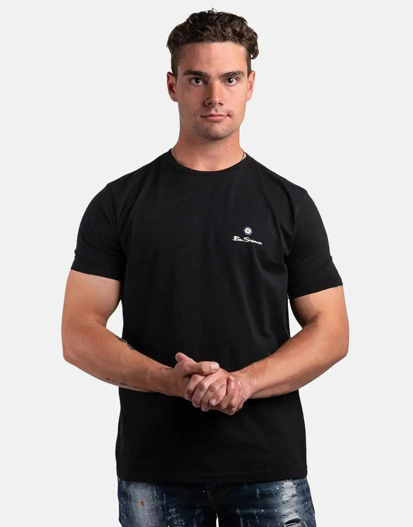 Ben Sherman Men's Essential Target Print Cotton Crew Neck T-Shirt