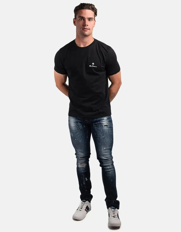 Ben Sherman Men's Essential Target Print Cotton Crew Neck T-Shirt