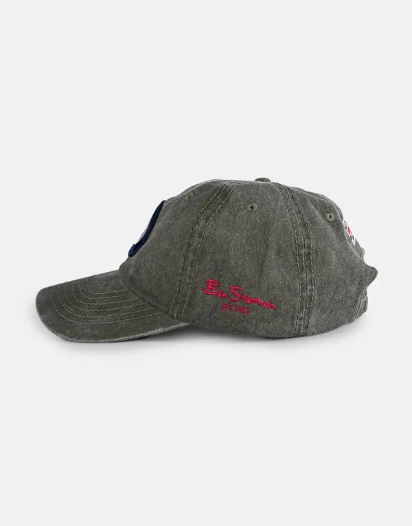 Ben Sherman Classic Green Target Logo Baseball Cap Adjustable Strap One Size
