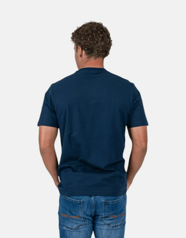 Ben Sherman Men's Premium Cotton Navy Ice Cream Splat Graphic T-Shirt