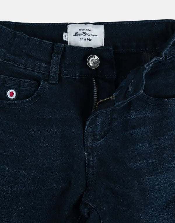 Ben Sherman Kids' BLB Blue Denim Jeans: Durable, Classic Fit, Everyday Style