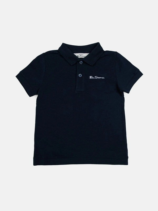 Ben Sherman Kids Boys Romford Cotton Polo Shirt - Iconic Casual Graphic Style