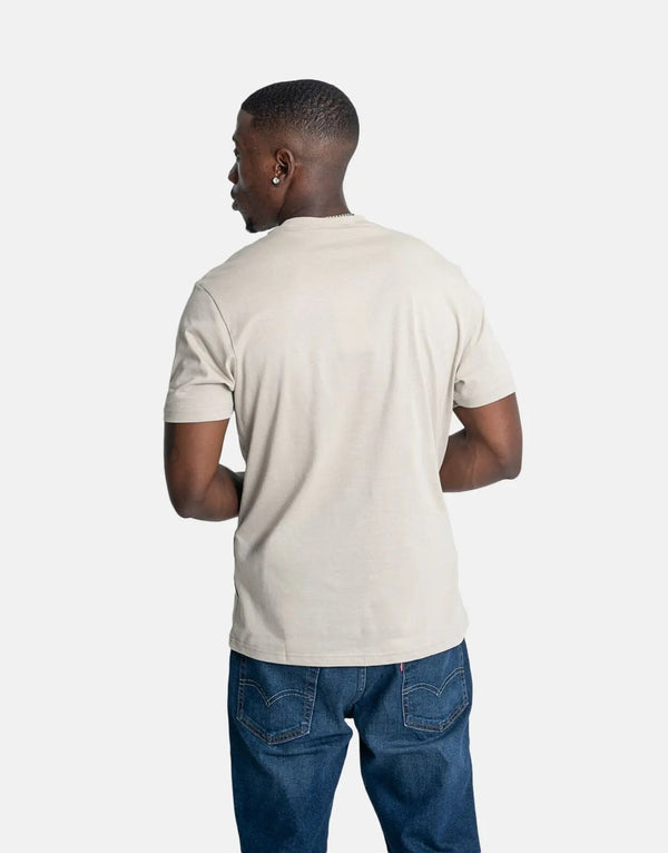 Ben Sherman Men's Classic Fit Knock Out Brown Graphic Cotton T-Shirt