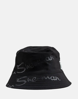 Ben Sherman Deep Black Plastisol Bucket Hat – Stylish, Durable, Versatile Headwear