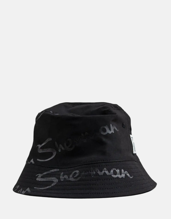 Ben Sherman Deep Black Plastisol Bucket Hat – Stylish, Durable, Versatile Headwear