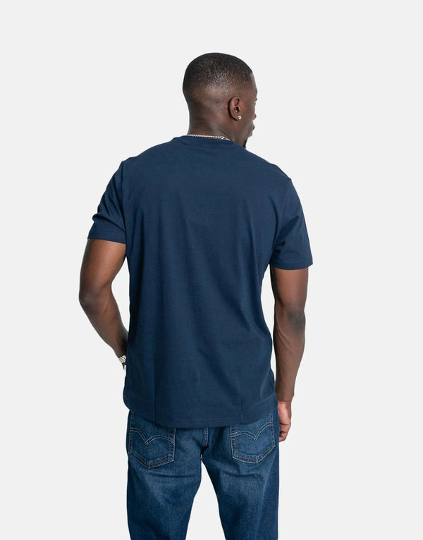 Iconic Ben Sherman Men's Navy Blue Cotton Crew Neck Statue Print T-Shirt