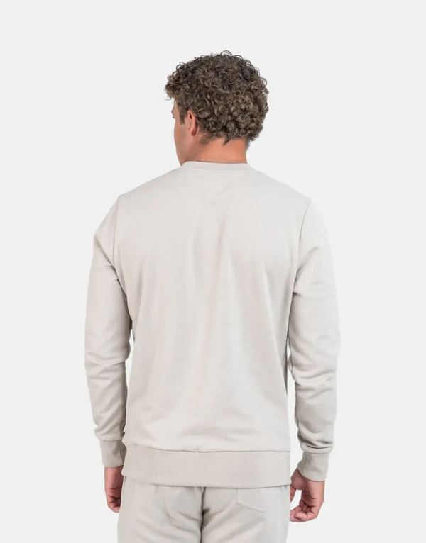 Men's Ben Sherman Target Crew Neck Sweatshirt with Embroidered Bullseye Logo