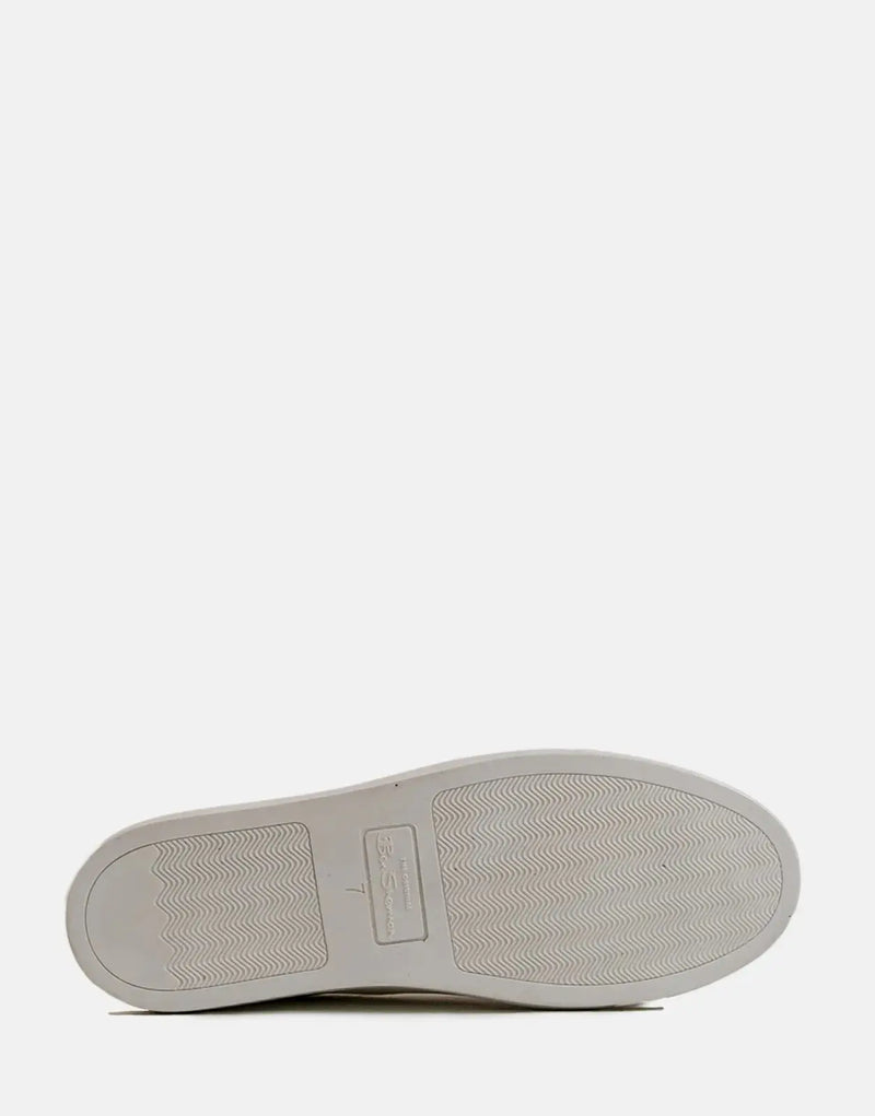 Classic White Leather Sneakers for Men: Ben Sherman Target Style and Comfort