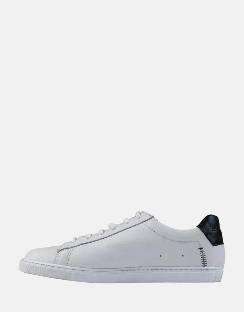 Ben Sherman Men's Target Leather White Sneakers: Premium Comfort, Iconic Style