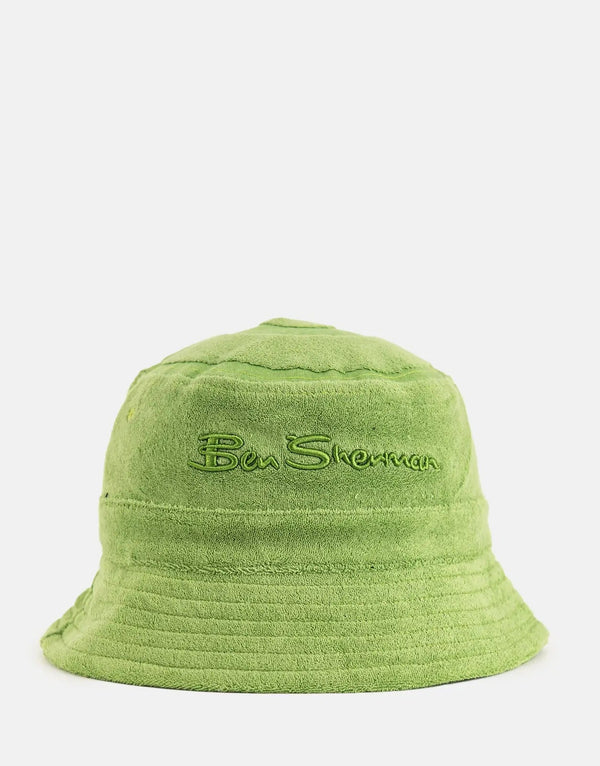 Ben Sherman Classic Target Towelling Bucket Hat for Casual Style