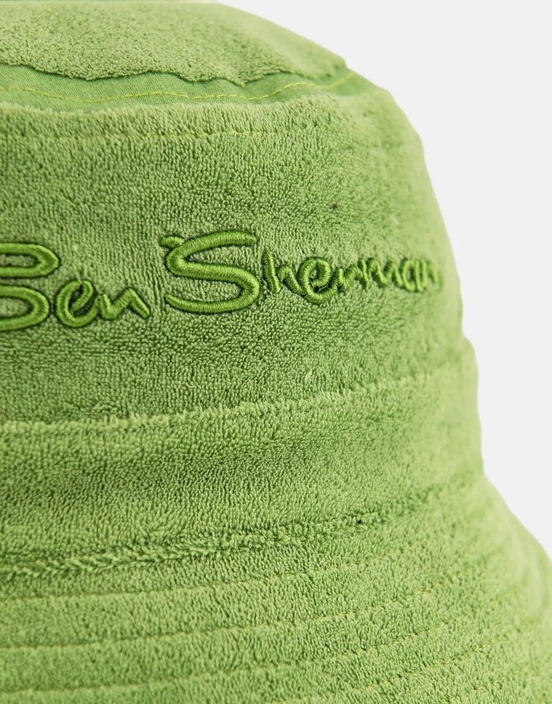 Ben Sherman Classic Target Towelling Bucket Hat for Casual Style