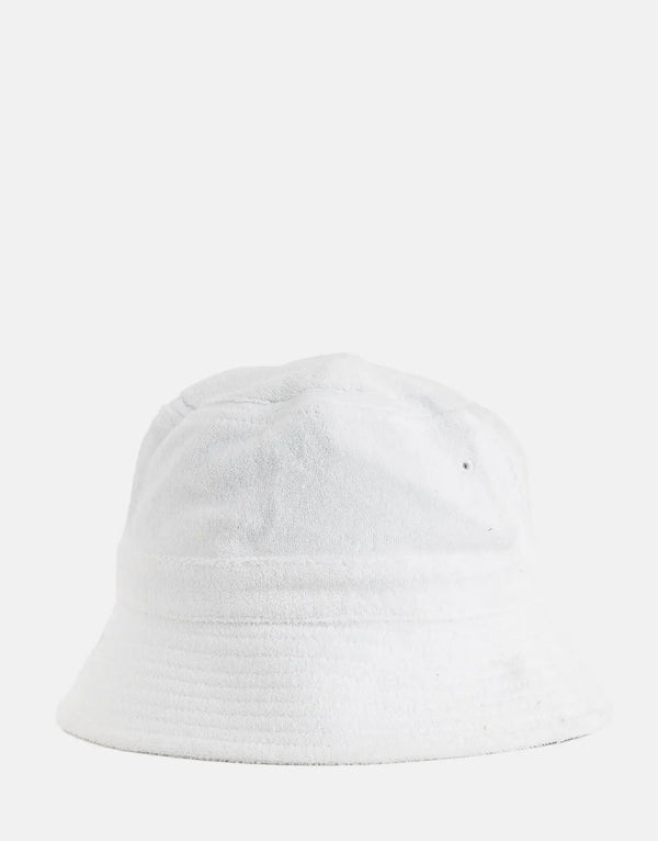 Ben Sherman Reversible Target Towelling White Bucket Hat: Stylish, Comfortable, Versatile Headwear
