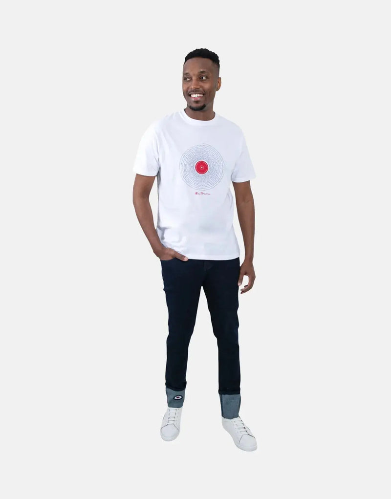 Ben Sherman Target Turn-Up Slim Fit Denim Jeans: Dark Blue Style