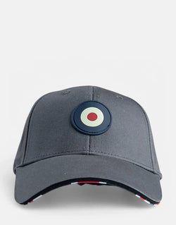 Classic Ben Sherman Targy Grey Baseball Cap, Stylish Everyday Headwear