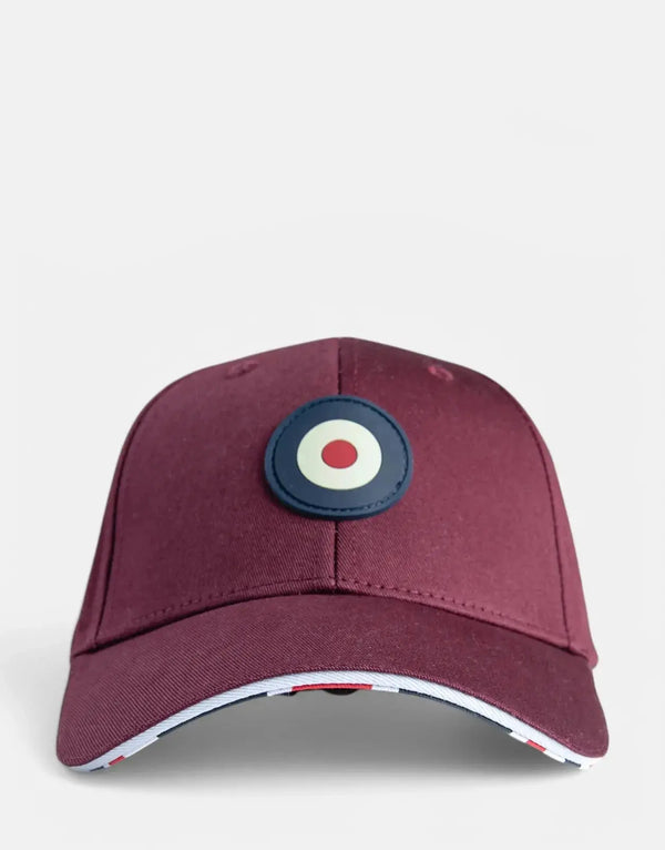 Ben Sherman Targy Classic Baseball Cap - Stylish Red Cotton Headwear