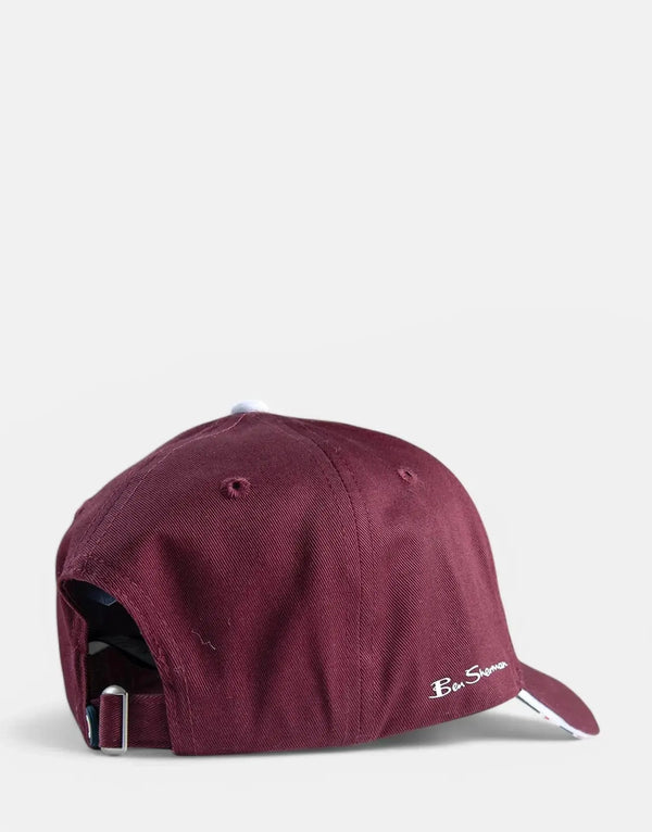 Ben Sherman Targy Classic Baseball Cap - Stylish Red Cotton Headwear