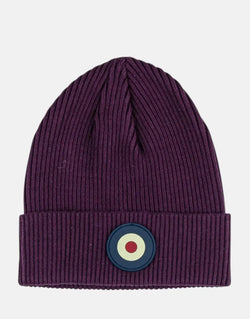Ben Sherman Targy Rib Cherry Beanie: Cozy, Stylish, Warm, Ribbed Knit Headwear for Adults
