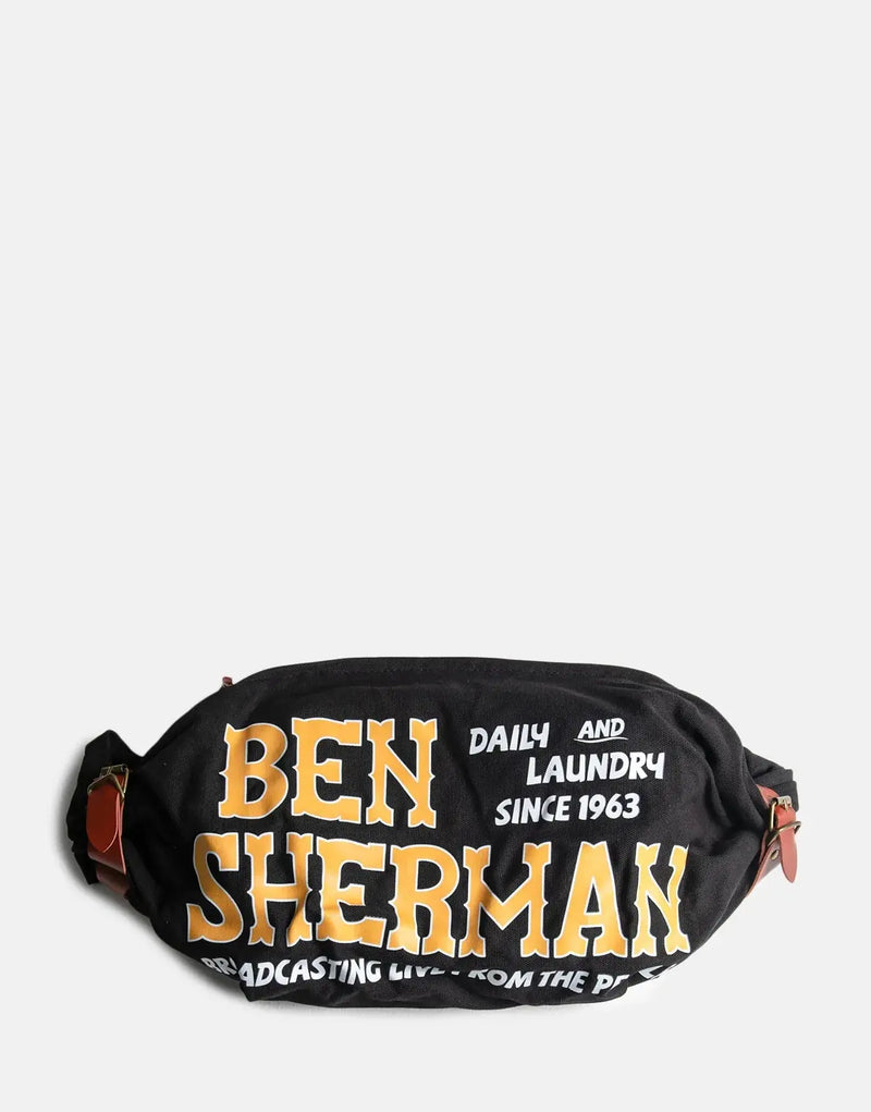 Ben Sherman Wanderers Black Travel Bag: Durable, Stylish, Essential for Every Adventure