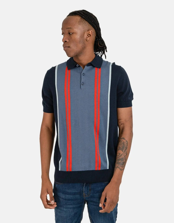 Ben Sherman Men's Vertical Stripe Polo Shirt – Stylish, Comfortable, Classic Fit