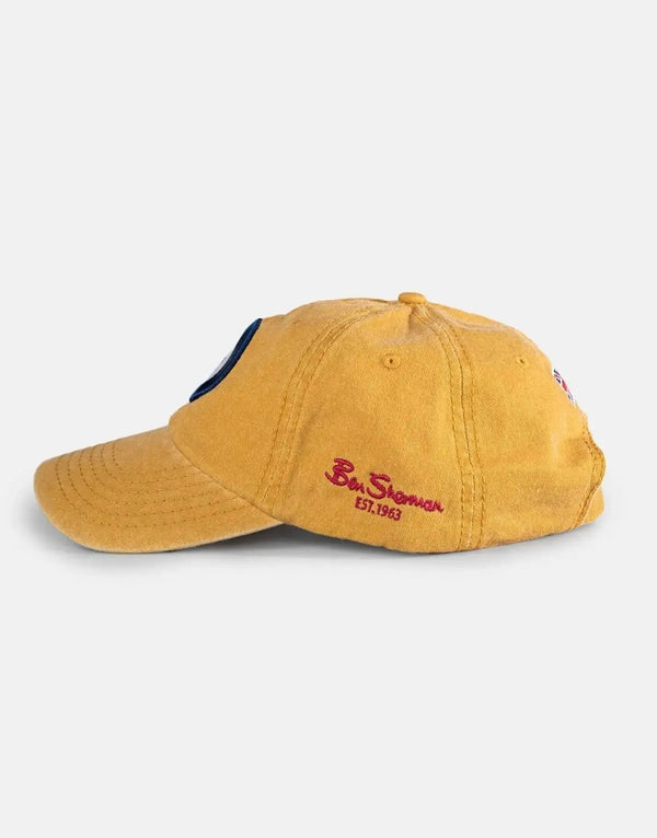 Ben Sherman Iconic Yellow Target Logo Adjustable Baseball Cap