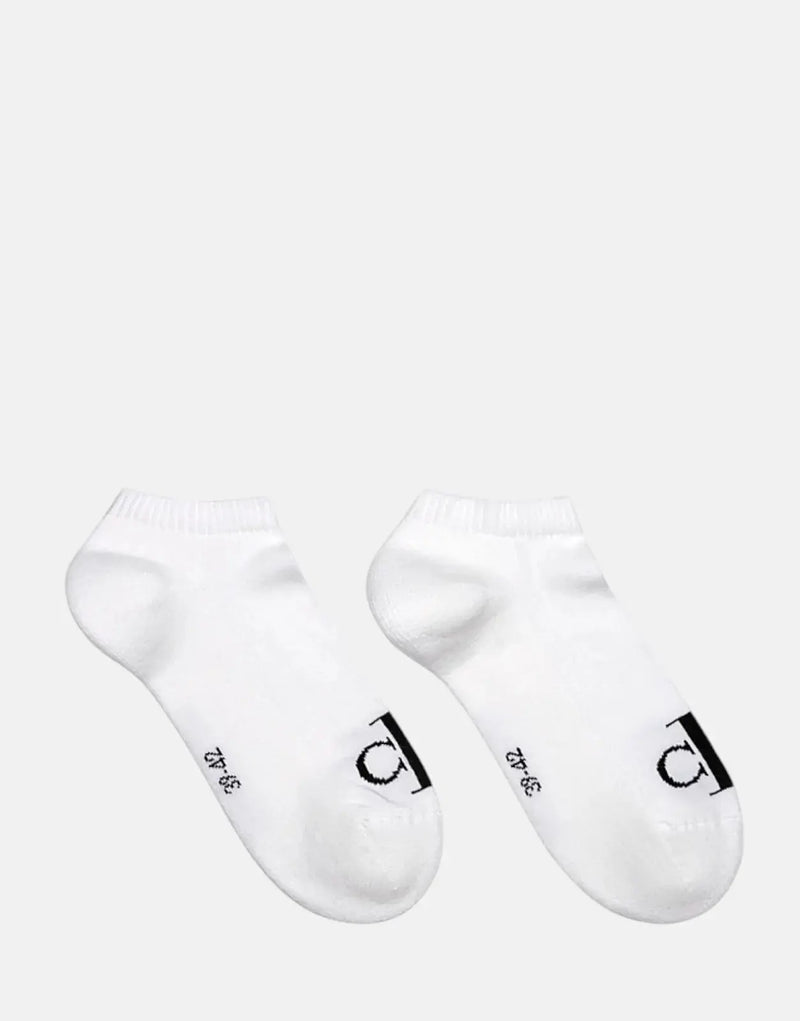 Calvin Klein 2-Pack White Ankle Socks: Soft, Durable Cotton Blend