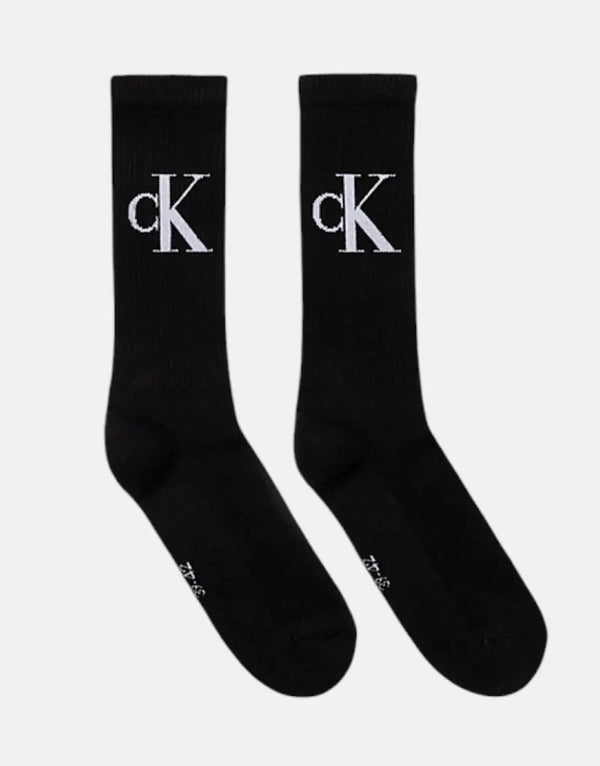 Calvin Klein Men's Classic 2-Pack Crew Socks, Soft Cotton Stretch Blend