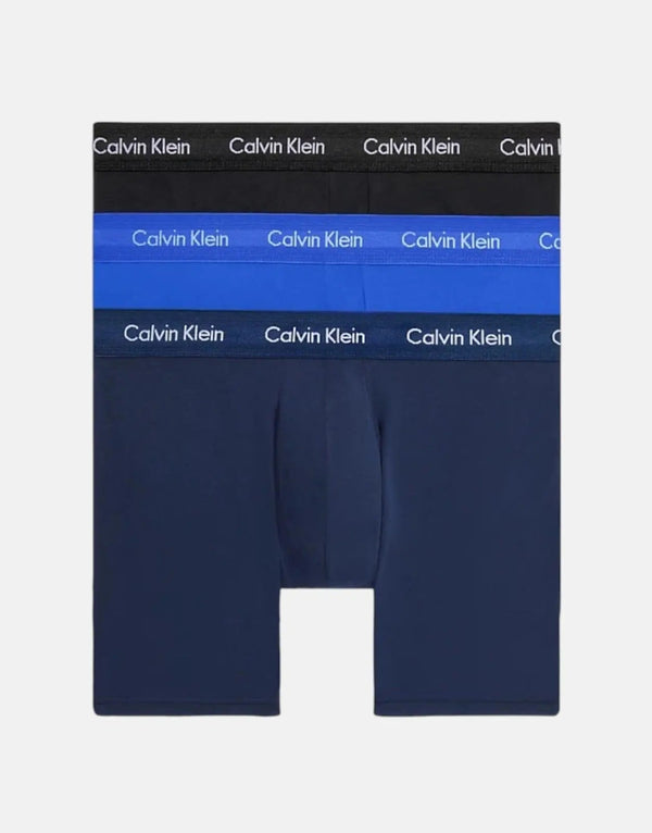 Calvin Klein Men's 3-Pack Cotton Stretch Trunks - Premium Comfort Underwear