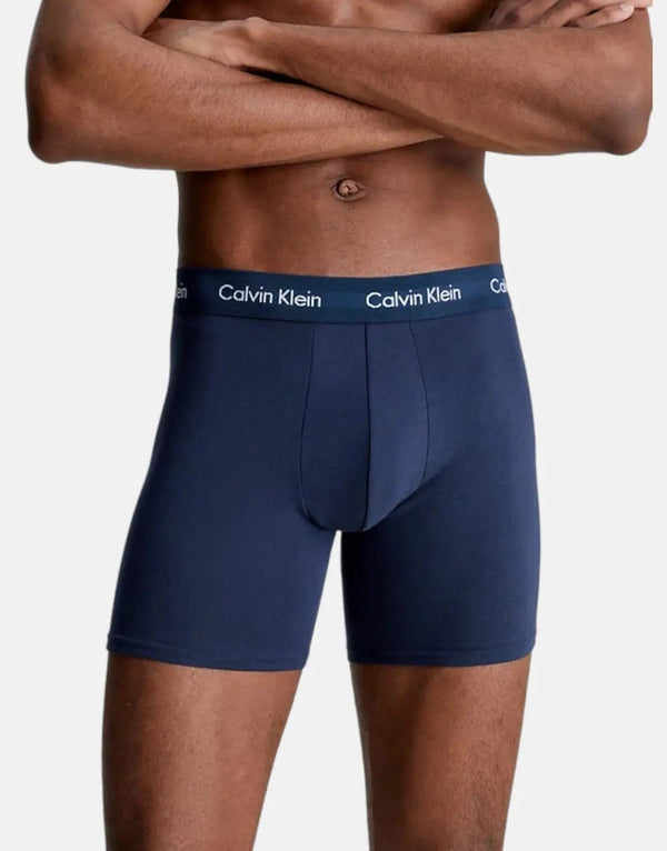 Calvin Klein Men's 3-Pack Cotton Stretch Trunks - Premium Comfort Underwear