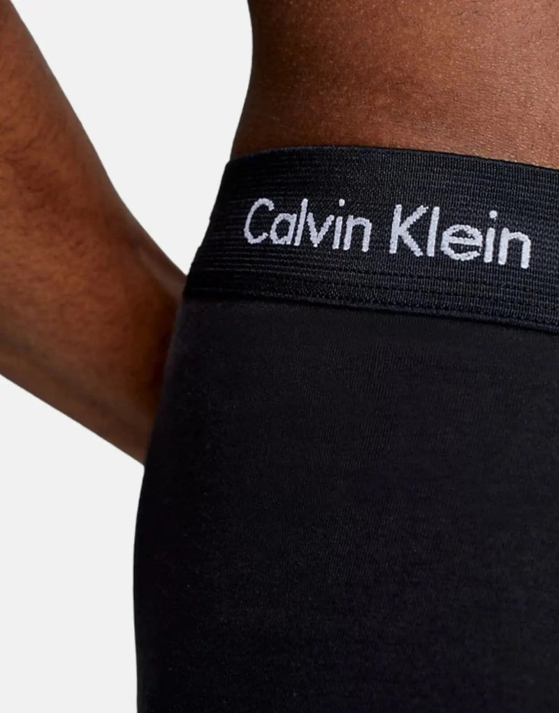 Calvin Klein Men's 3-Pack Cotton Stretch Trunks - Premium Comfort Underwear