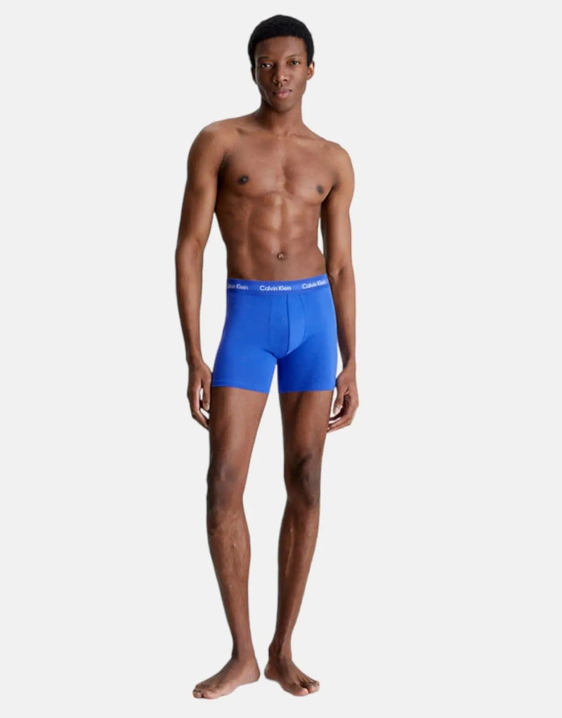 Calvin Klein Men's 3-Pack Cotton Stretch Trunks - Premium Comfort Underwear