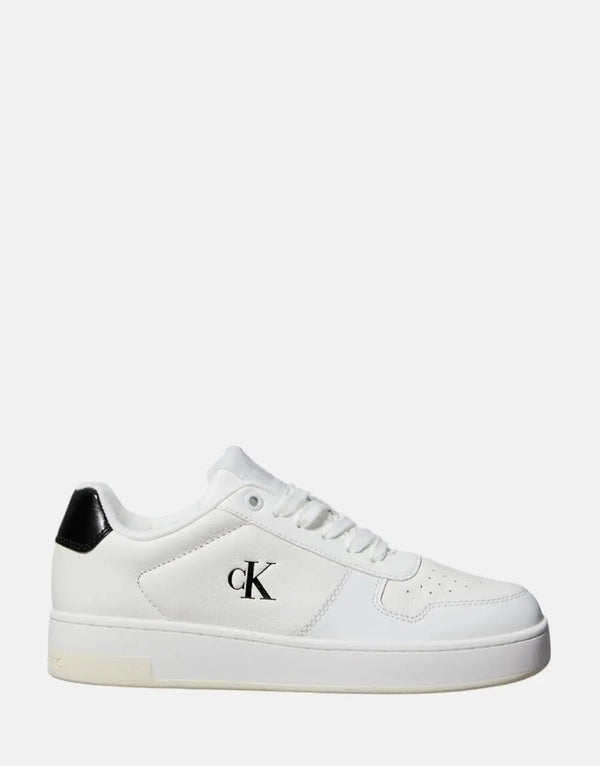 Calvin Klein Basket Cupsole Low MG White Multi Leather Sneakers