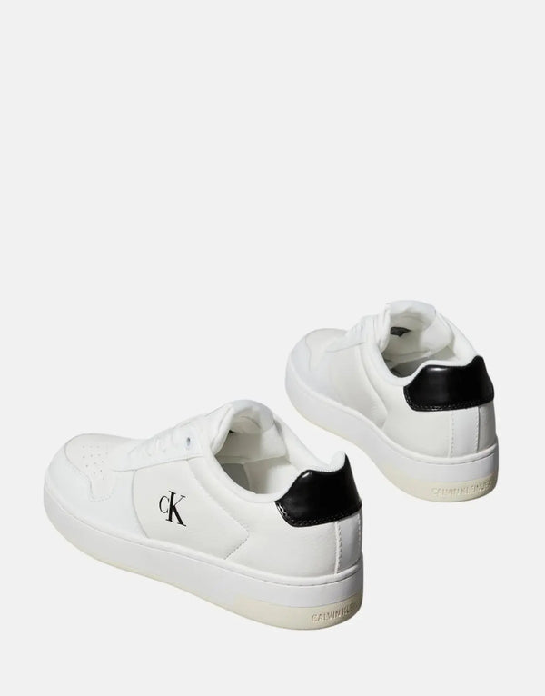 Calvin Klein Basket Cupsole Low MG White Multi Leather Sneakers