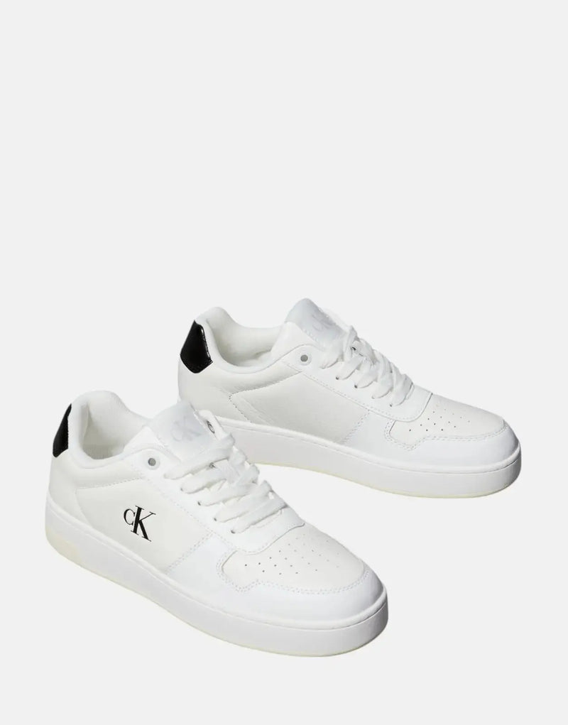 Calvin Klein Basket Cupsole Low MG White Multi Leather Sneakers