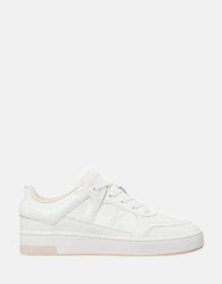 Calvin Klein Women's Basket Cupsole Low Mix Sneaker for Everyday Style