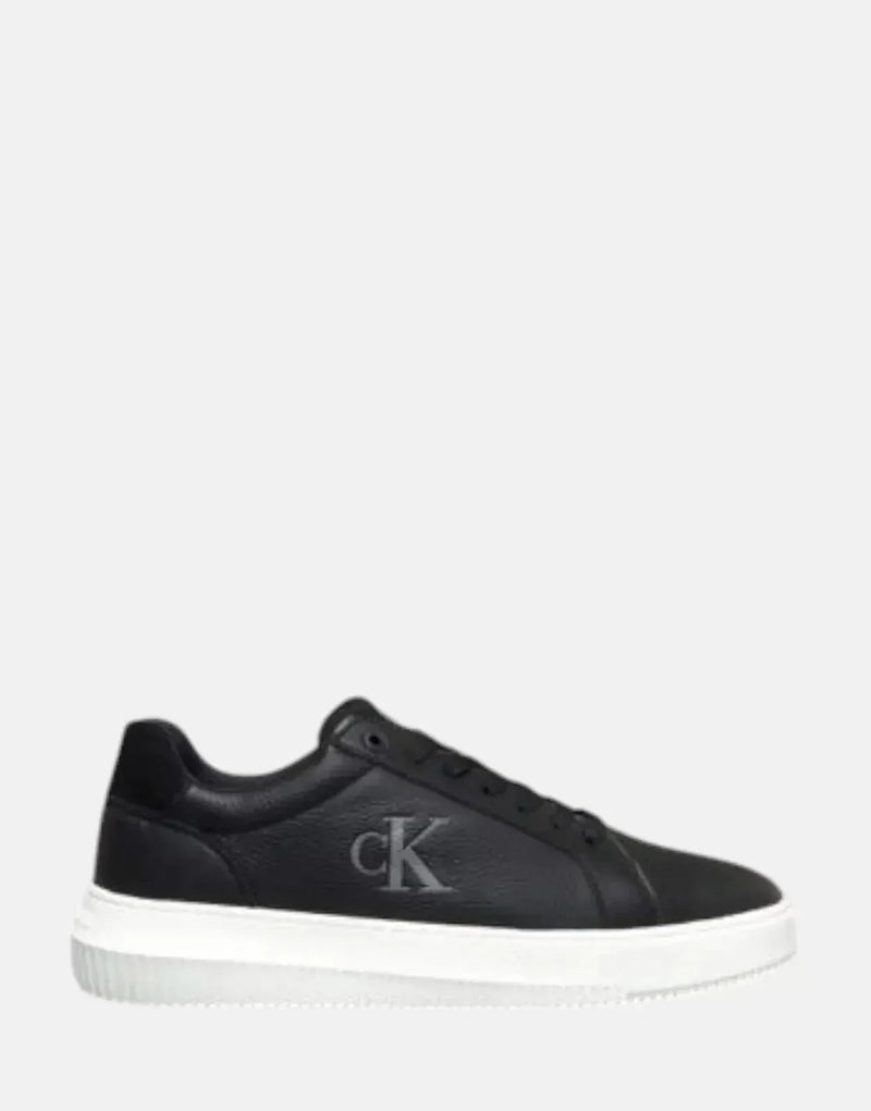 Men's Calvin Klein Chunky Cupsole Low Sneaker - Durable Leather Synthetic