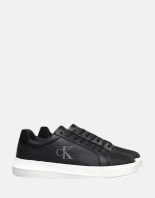 Men's Calvin Klein Chunky Cupsole Low Sneaker - Durable Leather Synthetic