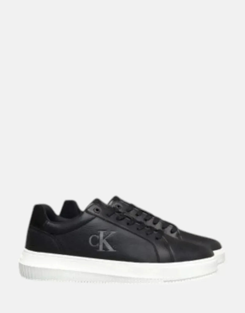 Men's Calvin Klein Chunky Cupsole Low Sneaker - Durable Leather Synthetic
