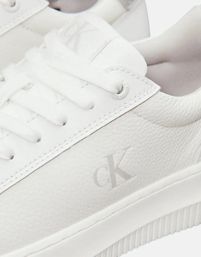 Calvin Klein Women's Chunky Cupsole MG Low White Fashion Sneakers
