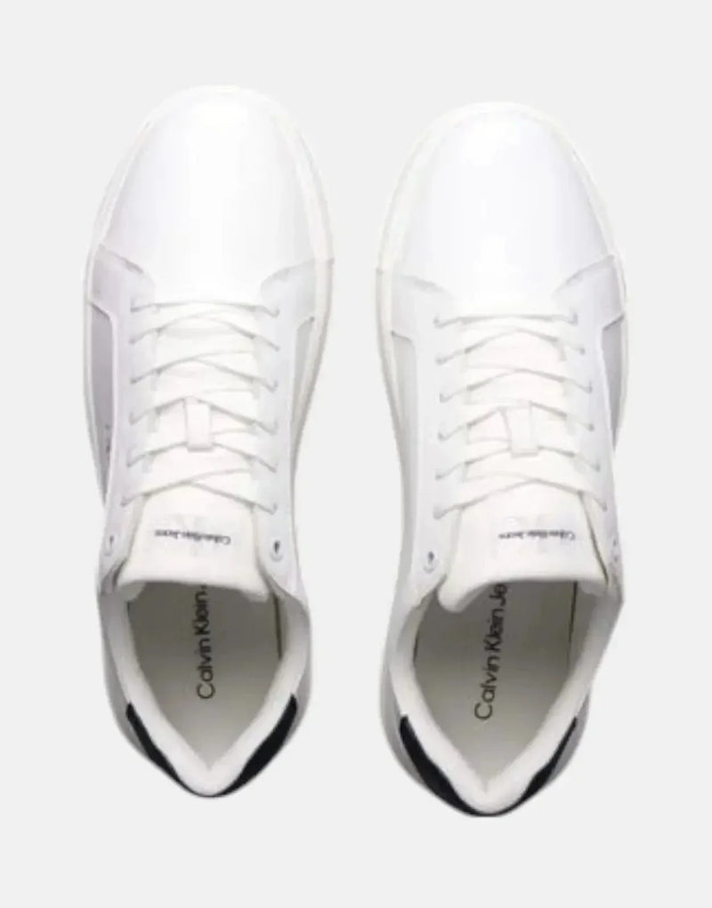 Calvin Klein Men's Chunky Cupsole White Multi Sneakers - Modern Comfort