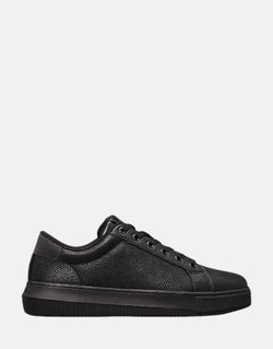 Calvin Klein Men's Classic Chunky Cupsole OHB Black Leather Sneakers